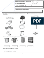 E. Diagnostica - TECNOLOGÍA - 2° Básico