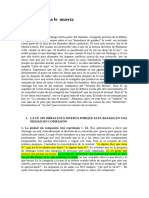 Autopsia de Una Fe Muerta