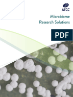 ATCC Microbiome Research Solutions Brochure PDF