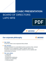 Aml CFT Kyc Abc Presentation - MFB Board 2020