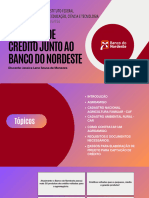 Captação de Crédito para Agricultores Juntos Ao Banco Do Nordeste