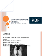 Aula - 4 - Linguagem Verbal e Não Verbal