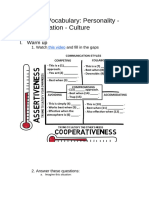 Session 16 - Speaking Topic - Personality - Communication - Culture