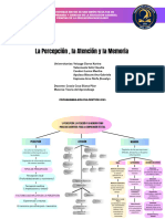 Mapa Mental - Percepción, Atención y Memoria