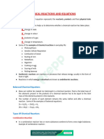 Chemical Reaction and Equation