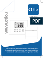 Mode Demploi 090185 Thermostat Sans Fil Montage Apparent en Saillie Otio Trpu 6220