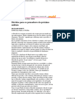 Richard Rorty - Dúvidas para Os Pensadores Do Próximo Milênio - 3 - 3 - 1996