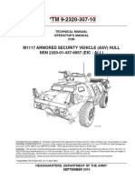 M1117 Armored Security Vehicle (Asv) Hull