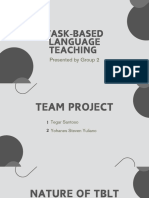 Task-Based Language Teaching