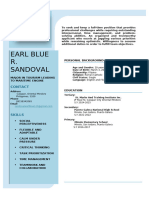 Earl Blue R. Sandoval: Contact