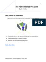 Week 4 Notes - Pelvis Anatomy and Biomechanics