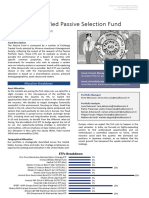 Diversified Passive Selection Fund 2024 - Bocconi