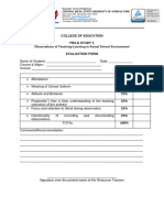 FS 1 2 Evaluation Form