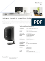 Bowers & Wilkins MT60D Info Sheet