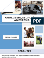 Analgesia, Sedación, Anestesia