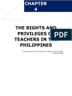 Chapter 4 The Rights and Privileges of Teachers in The Philippines