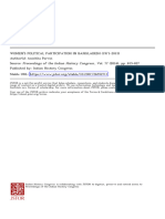 Women's Political Participation in Bangladesh (1971-2015)