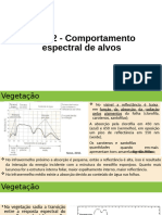 Comportamento Espectral de Alvos