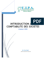 Cours de Intro Compta Des Societes L2 Uipa 24 - 25