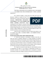 Fallo Plan de Ahorro - Acción Colectiva