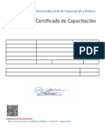 Certificado de Capacitación Trabajo en Altura Juan Bravo