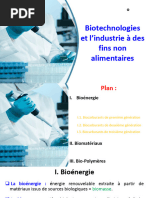 Biotechnologies Et L'industrie À Des Fins Non Alimentaires