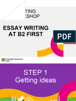 Essay Writing at B2 First