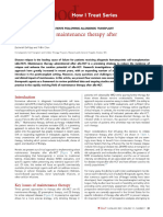 How I Treat With Maintenance Therapy After Allogeneic HCT