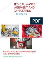 Bio-Medical Waste Management and Bio-Hazards