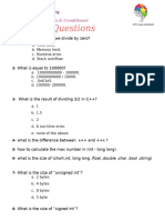 #1 Data Type && Conditions