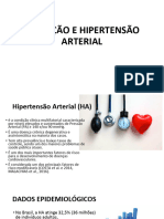 NUTRIÇÃO E HIPERTENSÃO ARTERIAL e DM