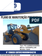 Plano de Manutenção Pá Carregadeira Cat0924kkkw404218 31.10.2024 A