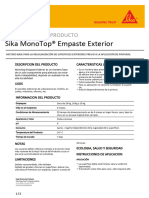 Sika Monotop Empasteexterior