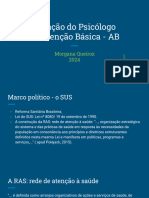 Atuação Do Psicólogo Na Atenção Básica - AB