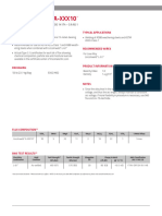 Lincolnweld A-XXX10: Typical Applications Key Features