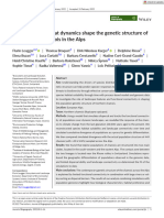 Journal of Biogeography 2022 Leugger Dispersal and Habitat Dynamics Shape The Genetic Structure of The Northern 2