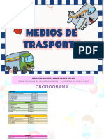 Planeacion de Medios de Transportes Primera Infancia