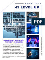 Technology Mock Test WITHOUT Answers