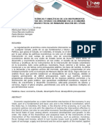 Herramientas Teóricas y Analíticas de Los Instrumentos Intervencionistas Del Estado Colombiano en La Economía Aplicadas Al Análisis Fiscal de Manaure Balcón Del César