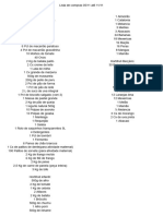 Lista de Compras 05 - 11 Até 11 - 11