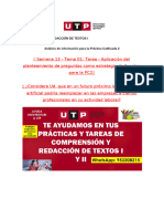 ? Semana 13 - Tema 01 Tarea - Aplicación Del Planteamiento de Preguntas Como Estrategia de Fuentes para La PC2