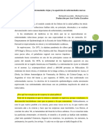 Clase N12 TP Resumen El Retorno de Las Enfermedades Viejas y La Aparición de Enfermedades Nuevas