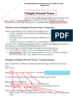 Passive Voice of Simple Present Tense