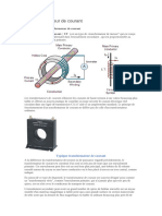 Le Transformateur de Courant