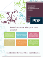 Procedures Regarding Slaughter House Scheme