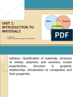 Unit 1 Engineering Materials