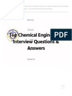 Essential Chemical Engineering Interview Questions & Answers Explained