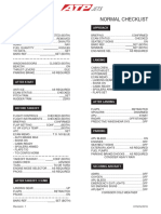 A320 Normal Checklist