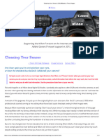 Cleaning Your Sensor - DSLRBodies - Thom Hogan