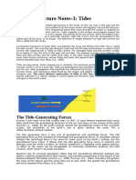 Lecture 3 Year 3-Tides - Updated 13 Sept 2024